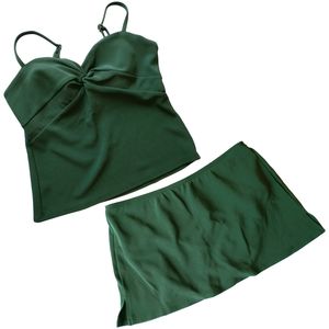 🏖️ Tankini & skirt swim suit set sz 14 by Lands' End